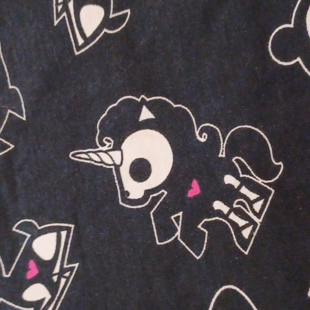 NWT Hot Topic 🔥 2x skeleton animals corset,pink / black cami tank. - Picture 10 of 15
